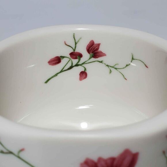 Syracuse China Teacup and Saucer Pink Flowers - Picture 4 of 7